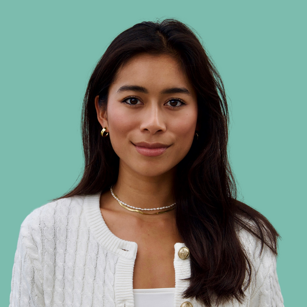 Picture of Emma Kiener against a teal background